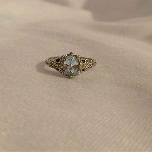 Aquamarine ring